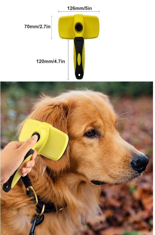 Pet Automatic Retractable Comb for Dogs & Cats