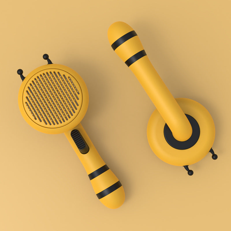 Small Bee-Shaped Cat Pin Comb | Hair Removal Grooming Tool for Pets