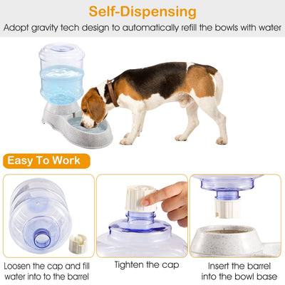 3.5L Automatic Pet Water Dispenser | Self-Dispensing Cat & Dog Water Feeder