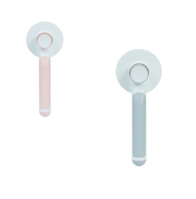 Round Handle Pet Comb | Self-Cleaning Stainless Steel Grooming Brush for Dogs & Cats
