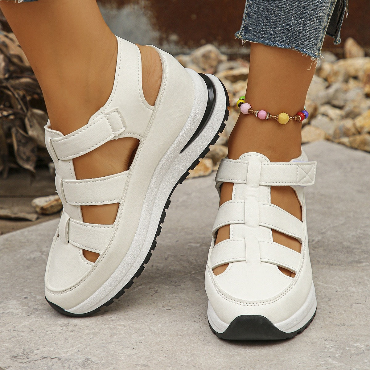 Women’s Summer Wedge Hollow Breathable Shoes