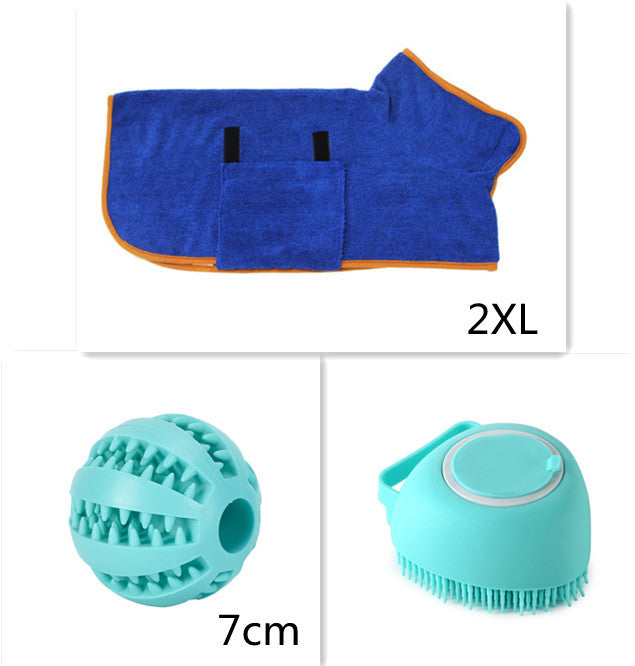 Silicone Dog Bath Massage Brush | Pet Cat Grooming & Shampoo Tool