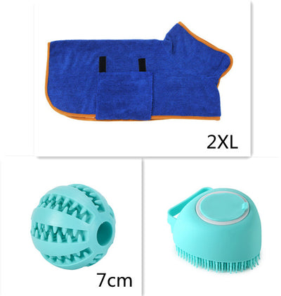 Silicone Dog Bath Massage Brush | Pet Cat Grooming & Shampoo Tool