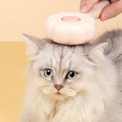 Magic Pet Comb | Paw-Shaped Cat & Dog Grooming Brush, One-Click Hair Release