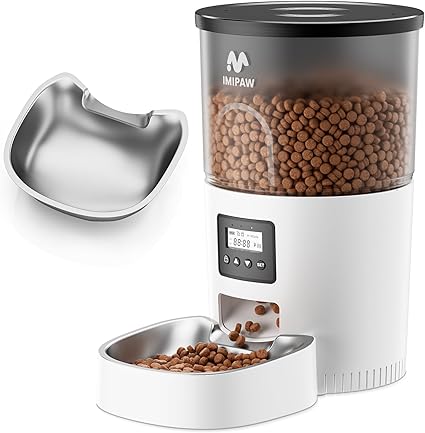 3L Automatic Cat Feeder | Timed Pet Food Dispenser for Cats & Small Dogs