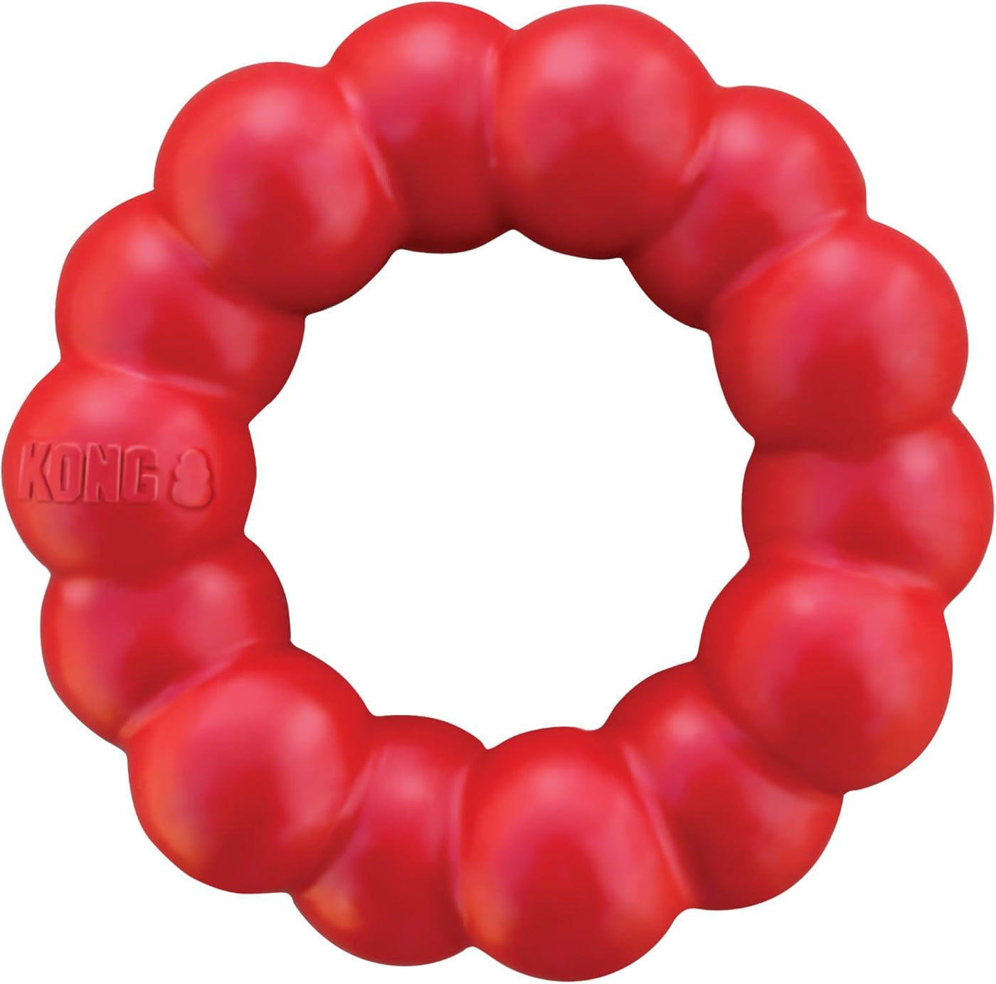 KONG Ring Dog Toy – Durable Natural Rubber Chew Ring for Medium/Large Dogs