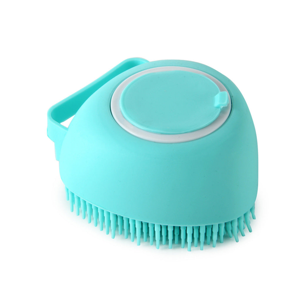 Silicone Dog Bath Massage Brush | Pet Cat Grooming & Shampoo Tool