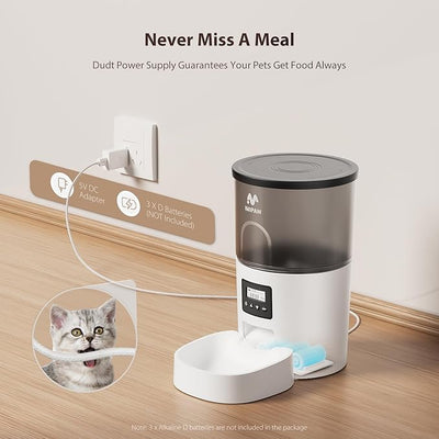3L Automatic Cat Feeder | Timed Pet Food Dispenser for Cats & Small Dogs