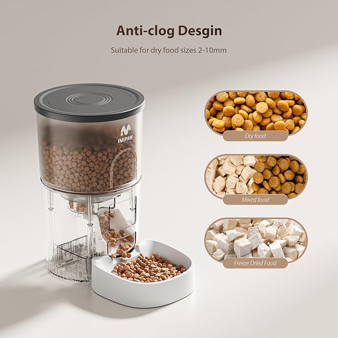 3L Automatic Cat Feeder | Timed Pet Food Dispenser for Cats & Small Dogs