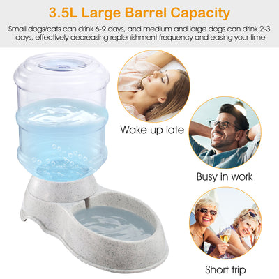 3.5L Automatic Pet Water Dispenser | Self-Dispensing Cat & Dog Water Feeder