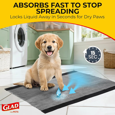 28"x30" 5-Layer Extra Large Charcoal Dog Absorbent Pee Pads (30 Count)