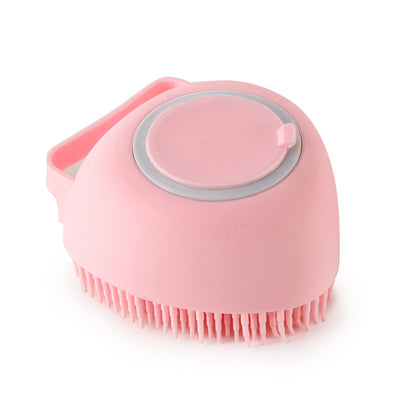 Silicone Dog Bath Massage Brush | Pet Cat Grooming & Shampoo Tool