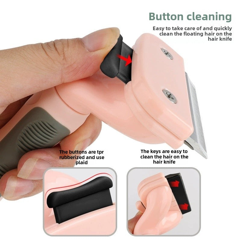 Pet Hair Trimmer for Cats & Dogs | Shaving Razor & Grooming Comb