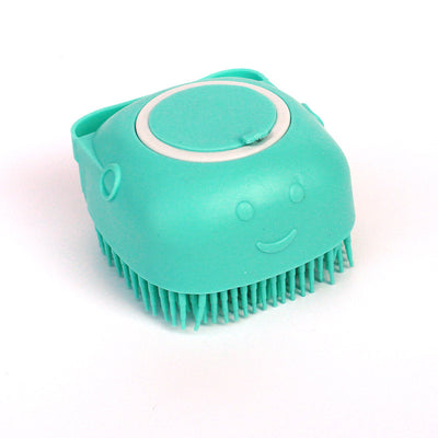 Silicone Dog Bath Massage Brush | Pet Cat Grooming & Shampoo Tool