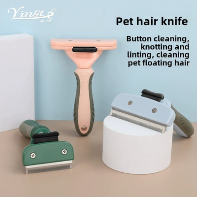 Pet Hair Trimmer for Cats & Dogs | Shaving Razor & Grooming Comb