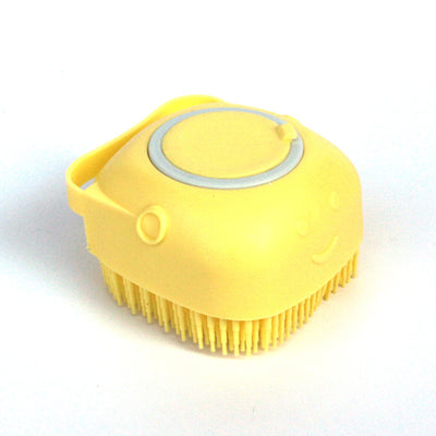 Silicone Dog Bath Massage Brush | Pet Cat Grooming & Shampoo Tool