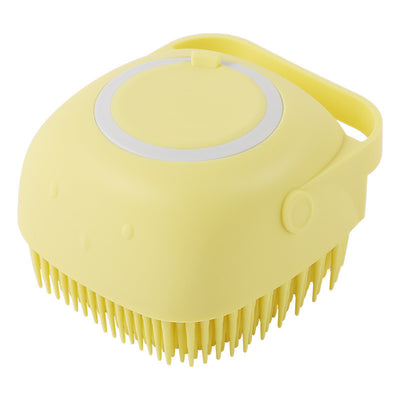 Silicone Dog Bath Massage Brush | Pet Cat Grooming & Shampoo Tool