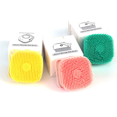 Silicone Dog Bath Massage Brush | Pet Cat Grooming & Shampoo Tool