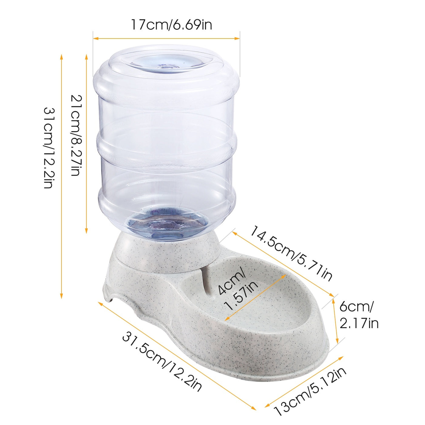3.5L Automatic Pet Water Dispenser | Self-Dispensing Cat & Dog Water Feeder