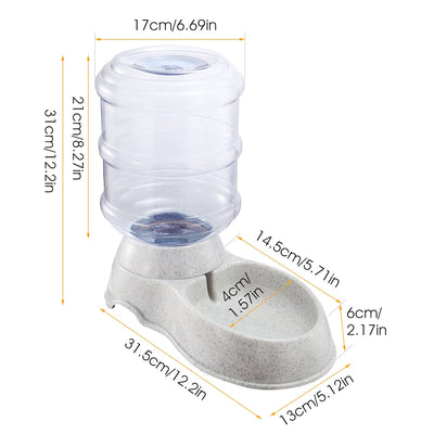 3.5L Automatic Pet Water Dispenser | Self-Dispensing Cat & Dog Water Feeder