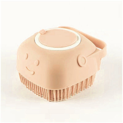 Silicone Dog Bath Massage Brush | Pet Cat Grooming & Shampoo Tool